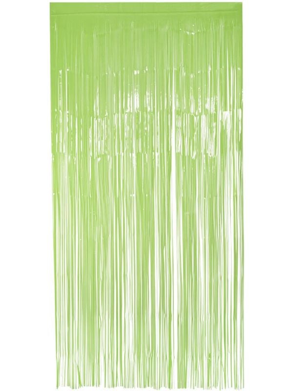 Folie gordijn neon groen