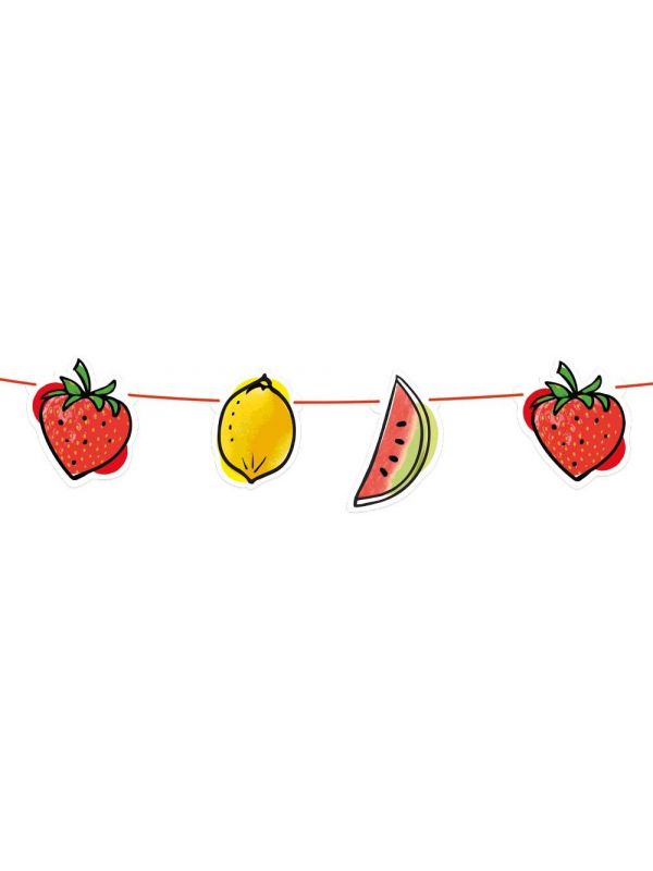 Fruit vlaggenlijn karton