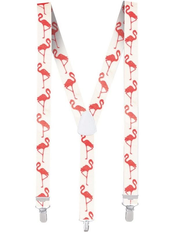 Funny flamingo bretels