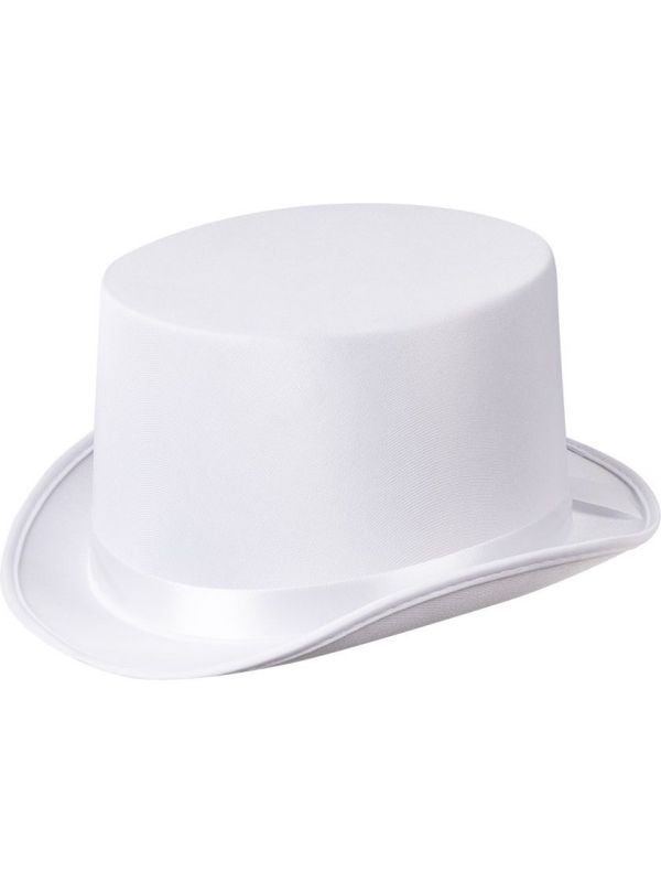 Gala hoge hoed wit