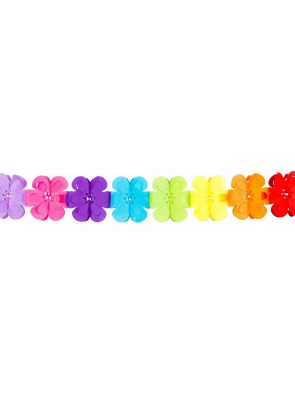 Gekleurde flower power slinger