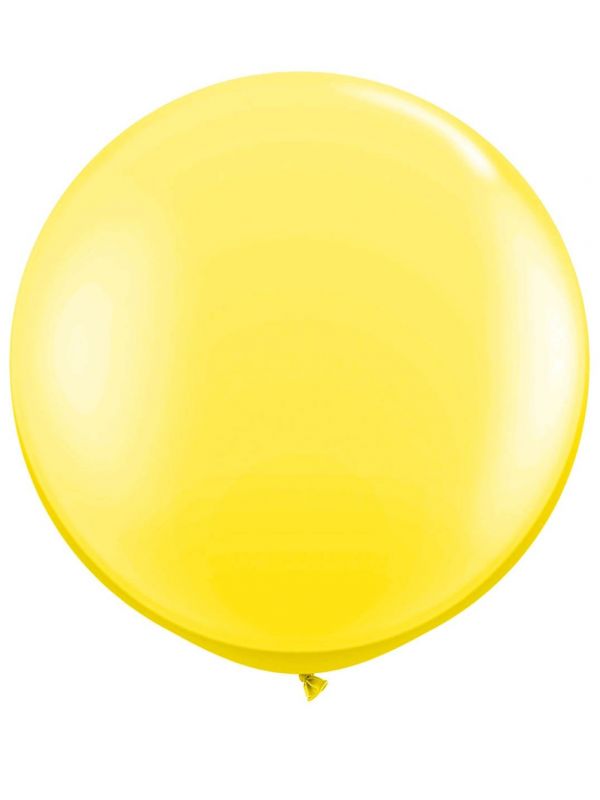 Gele ballon XL 90cm
