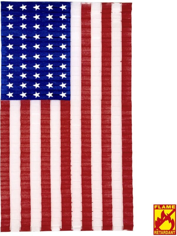 Geplooide USA vlag