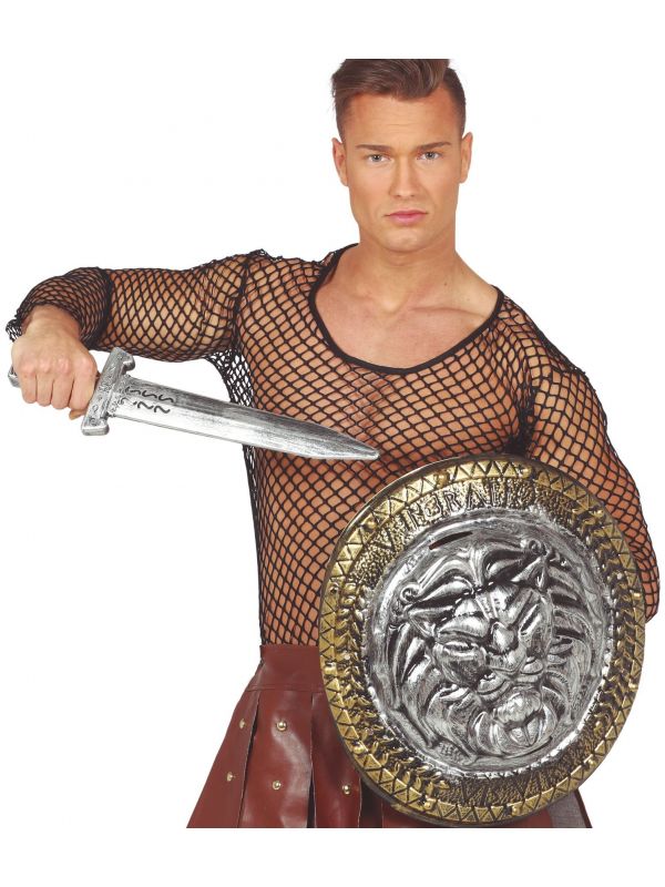 Gladiator schild met zwaard