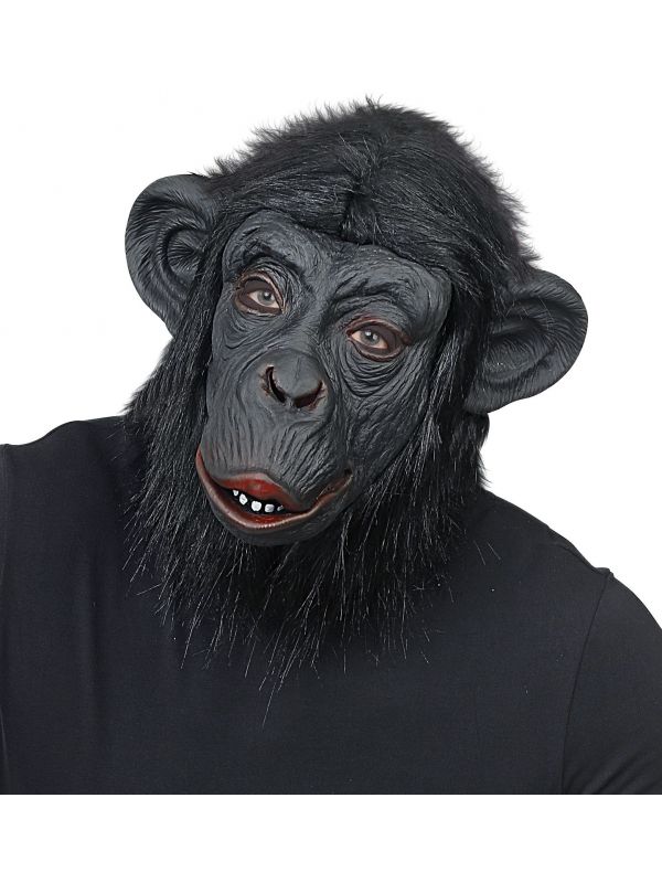 Gorilla masker zwart mannen
