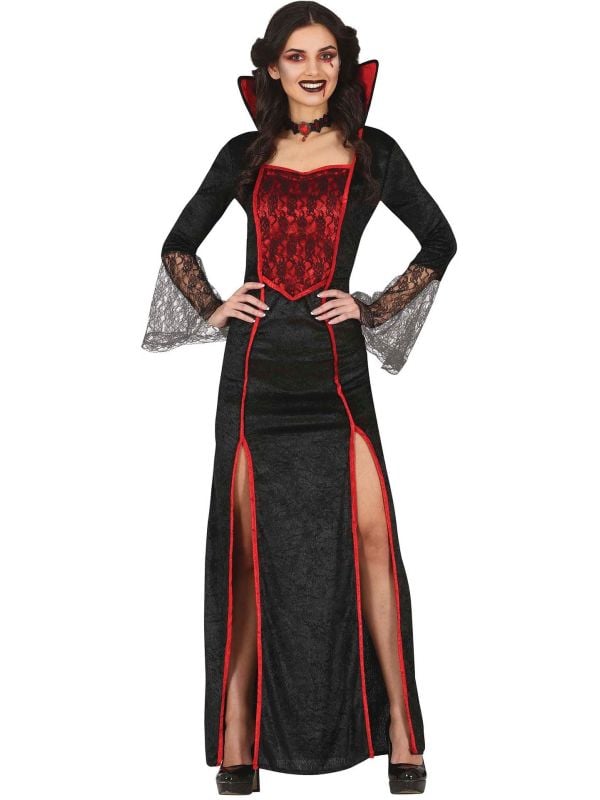 Gothische vampier jurk vrouw