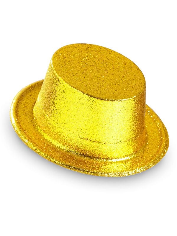 Middelen Diversiteit geweld Gouden glitter hoge hoed | Carnavalskleding.nl