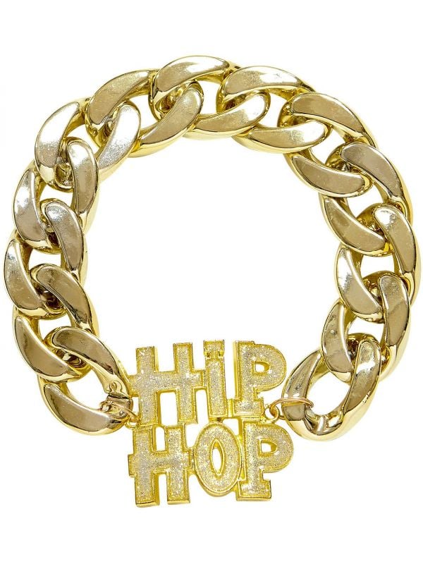 Gouden Hip Hop armband