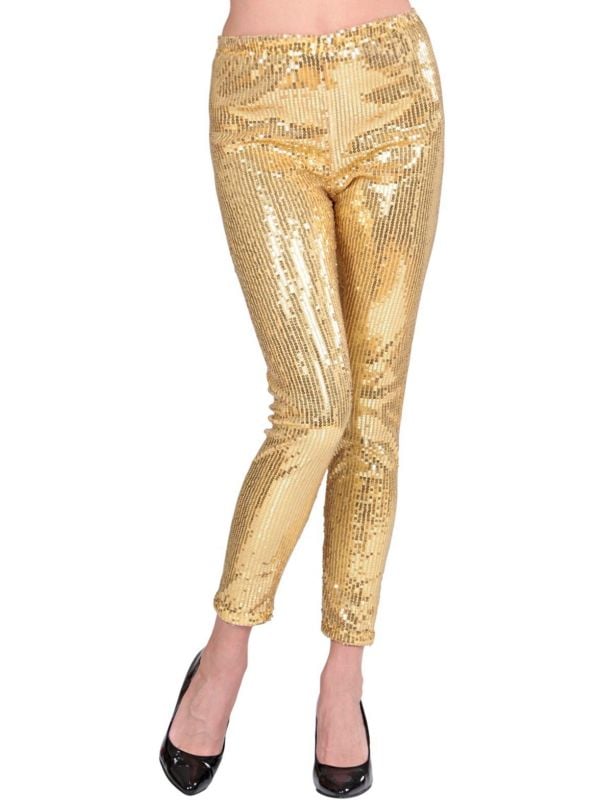 Gouden pailletten legging