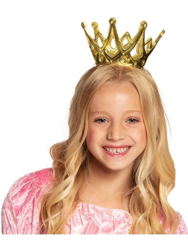 Gouden prinses Amy kroontje kind