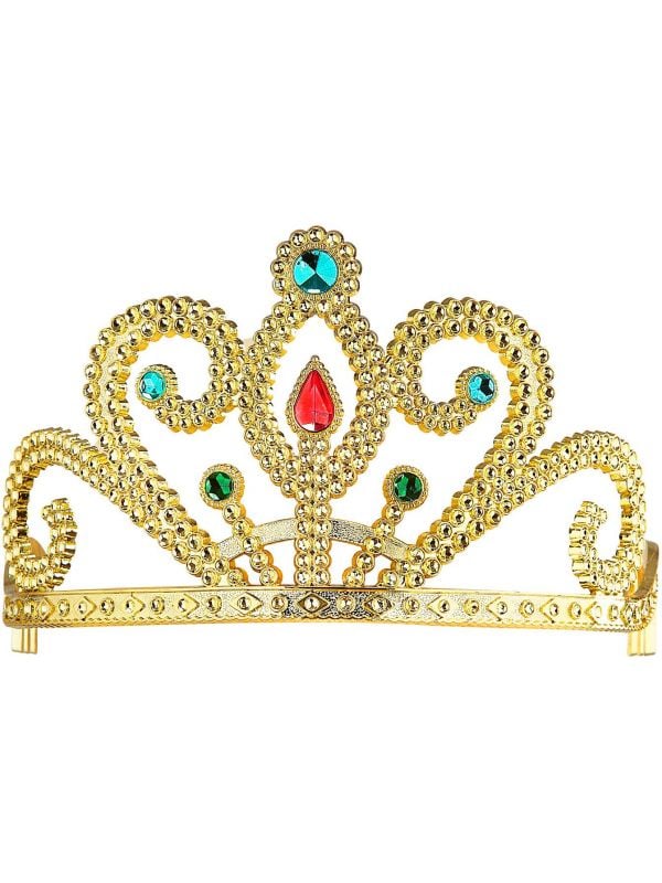 Gouden prinsessenkroon met diamanten