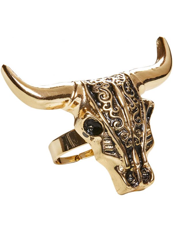Gouden ring buffel mannen