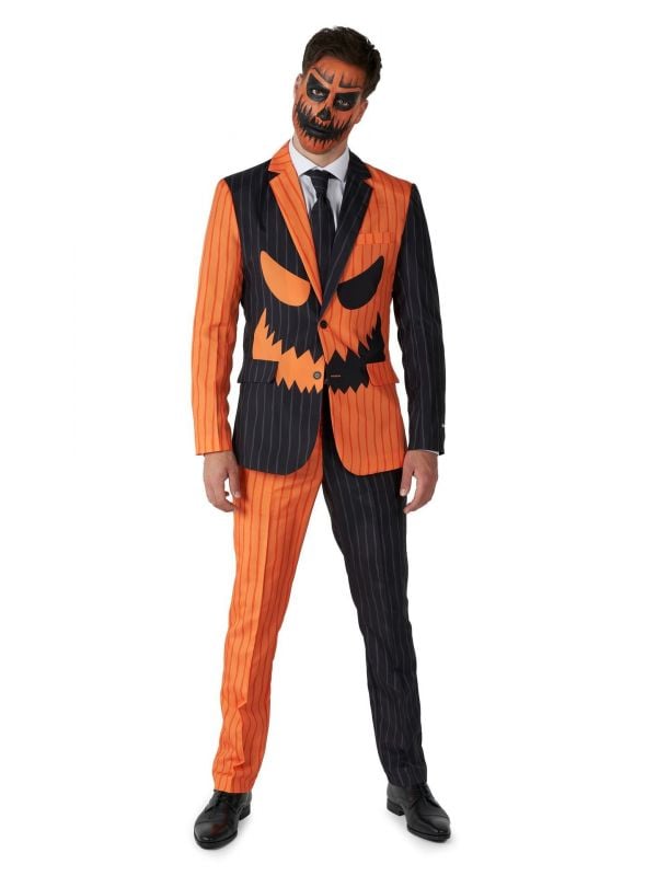 Griezelige halloween pompoen Suitmeister kostuum