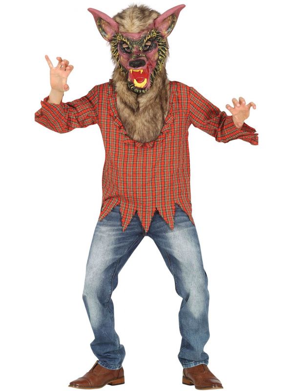 Griezelige weerwolf kostuum kind