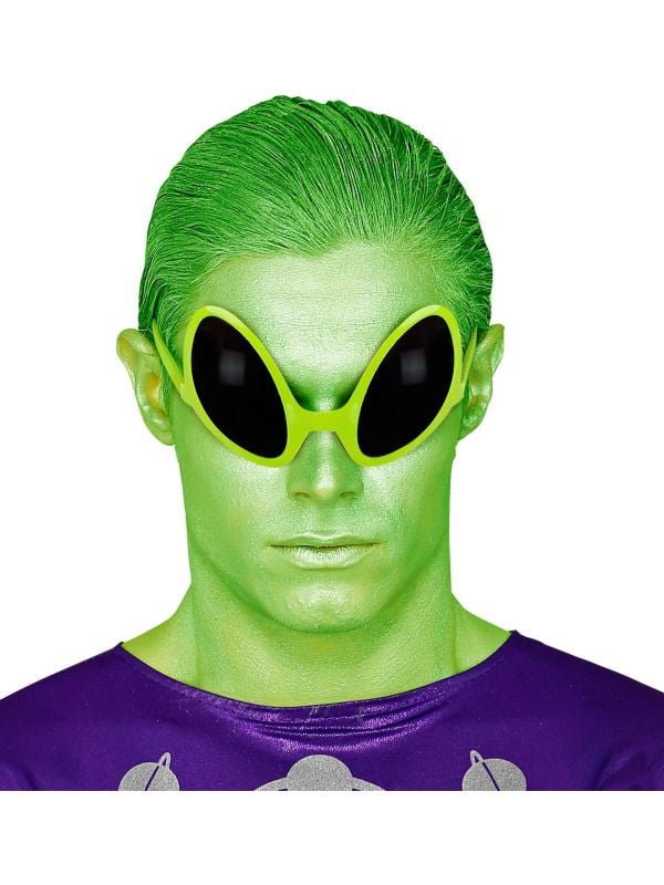 Groene alien bril