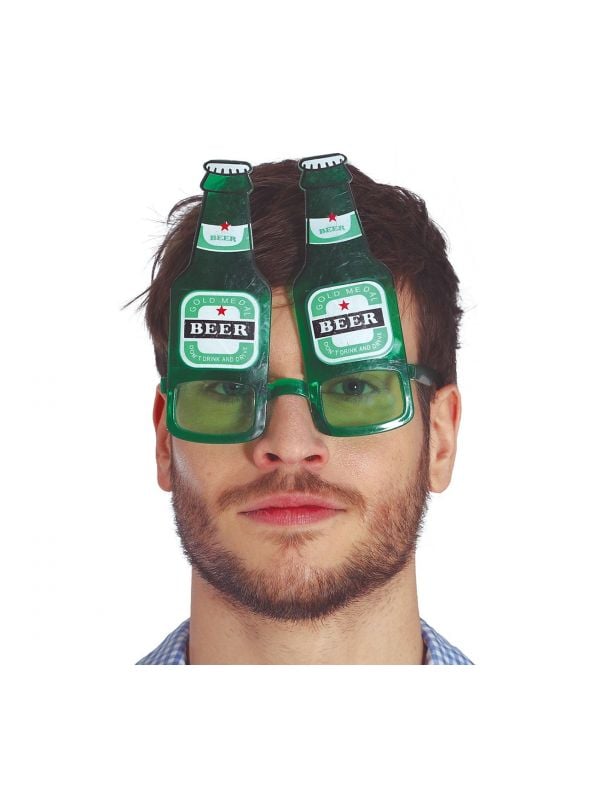 Groene bier Heineken bril