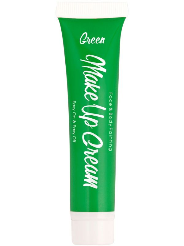 Groene make-up in tube