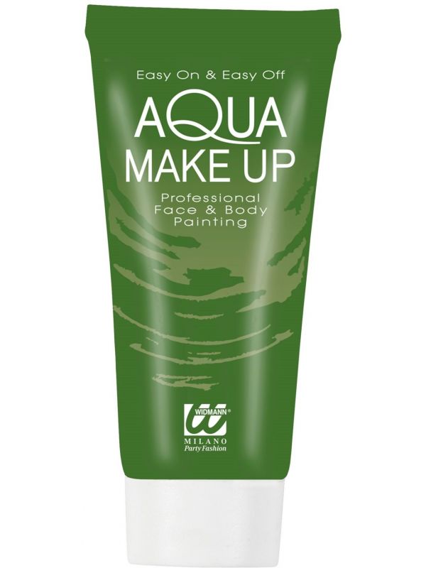 Groene make-up tube waterbasis