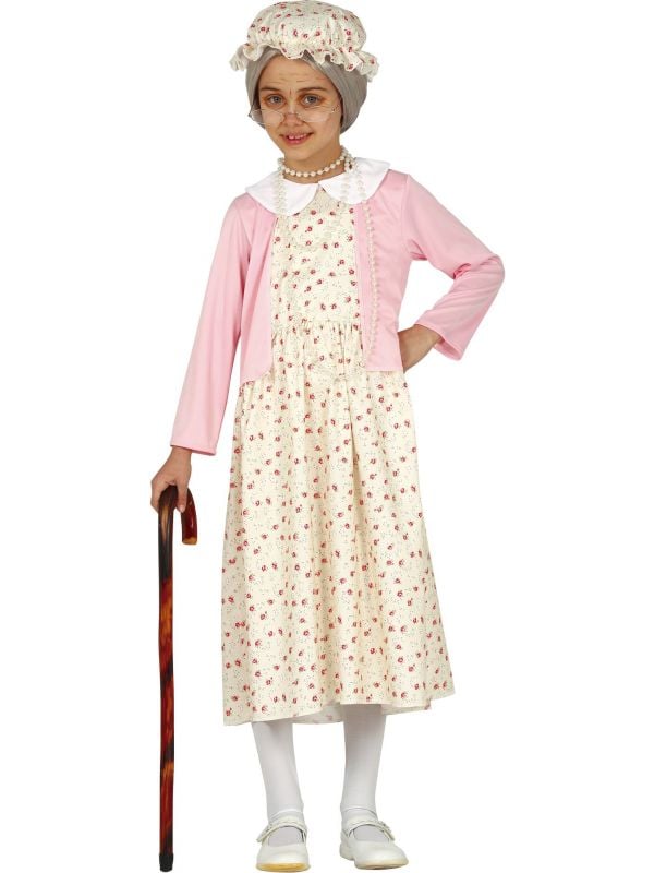 Grootmoeder jurk outfit kind