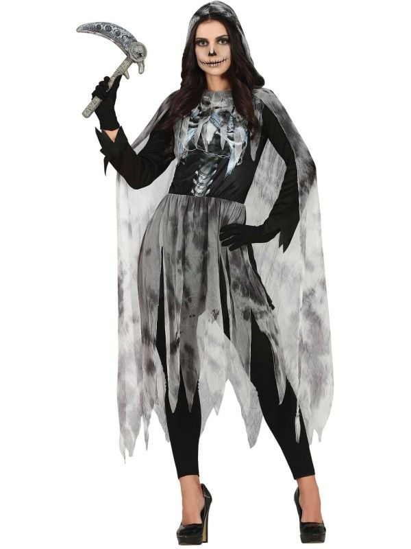 Halloween de dood kostuum vrouw