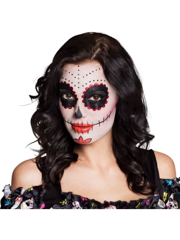 Halloween de los muertos make-up kit