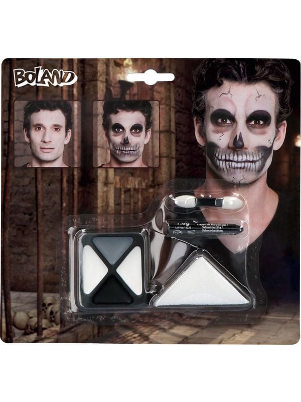 Halloween doodskop make-up kit