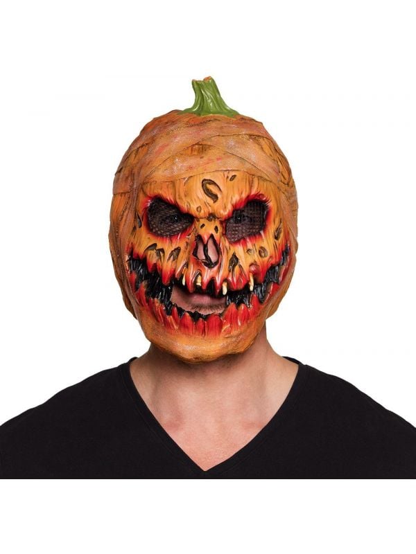 Halloween pompoen latex masker
