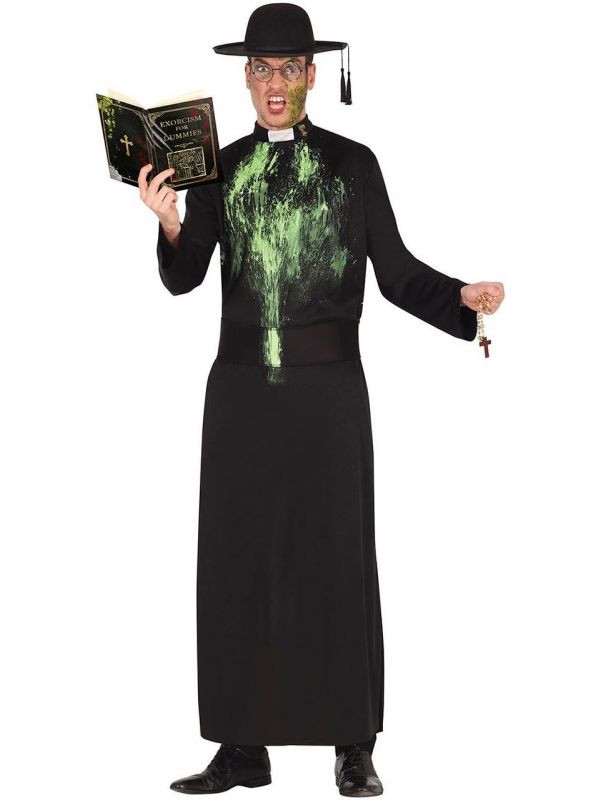 Halloween priester exorcist kostuum