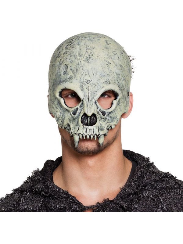 Halloween schedel half masker foam