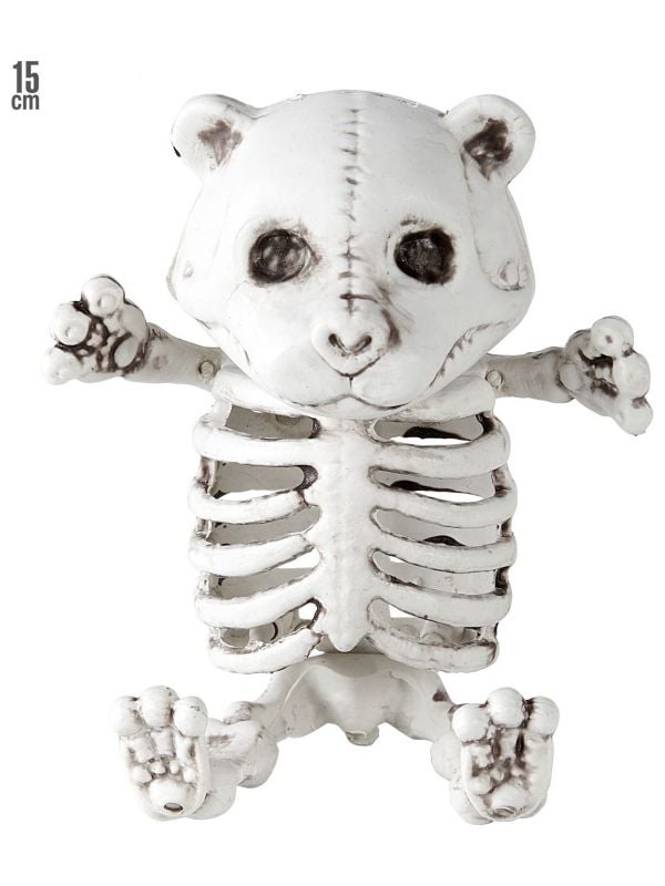 Halloween teddy bear skelet decoratie