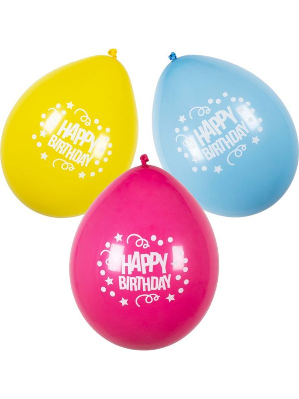 Happy birthday ballon verjaardag