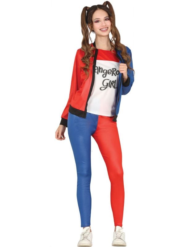 Harley Quinn meisje outfit