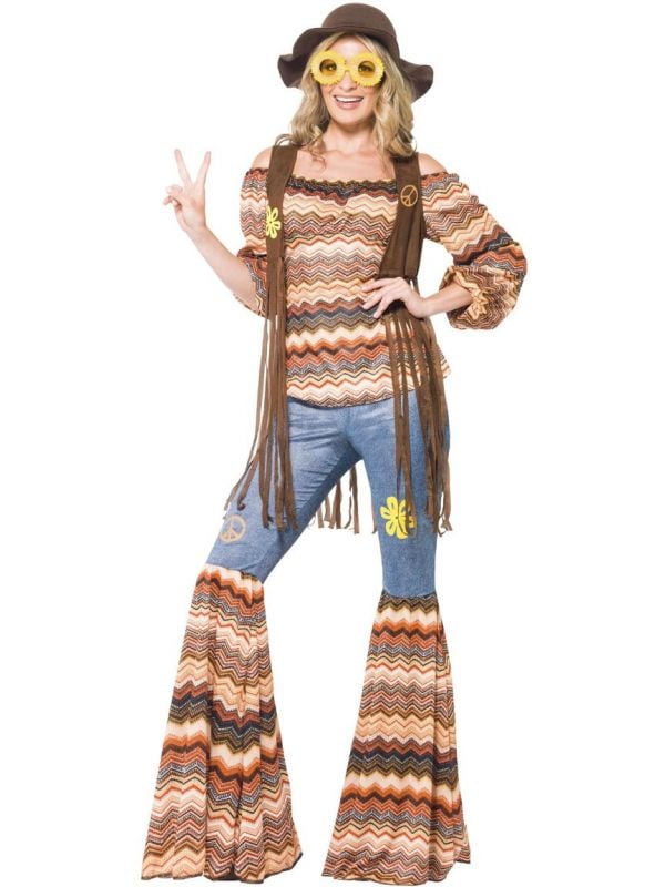 Harmonieus hippie kostuum