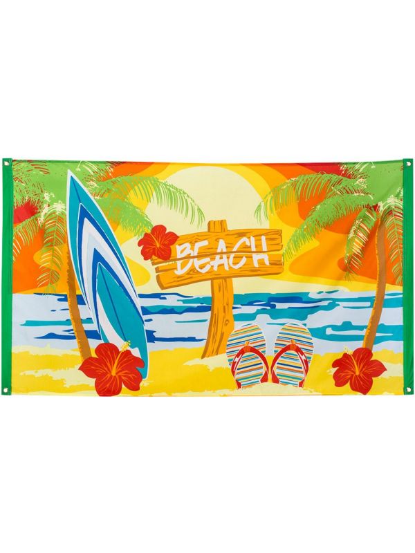 Hawaii beach party vlag