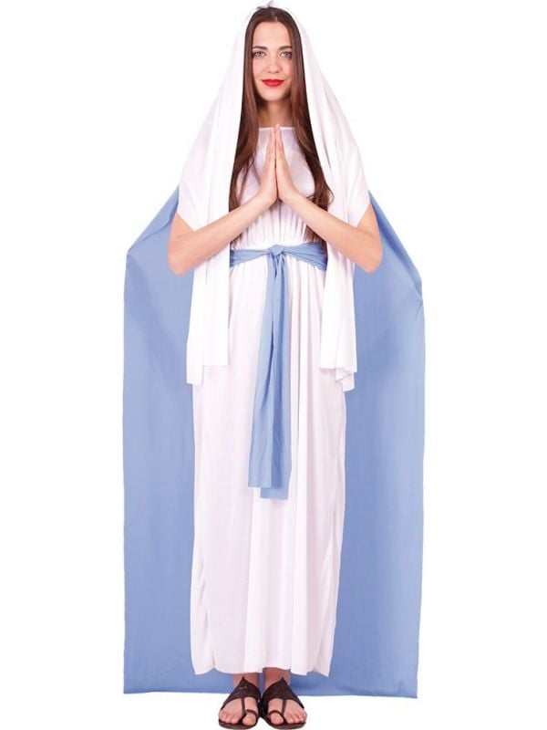 Heilige maagd maria kostuum