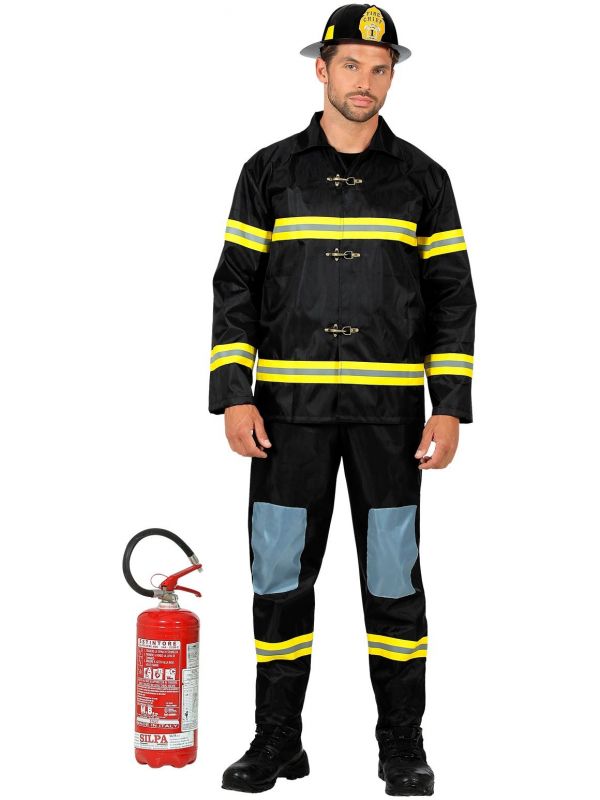 Heldhaftige brandweerman kostuum heren