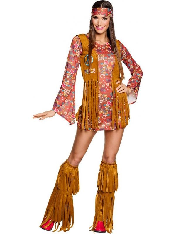 Hippie hottie jurkje vrouw