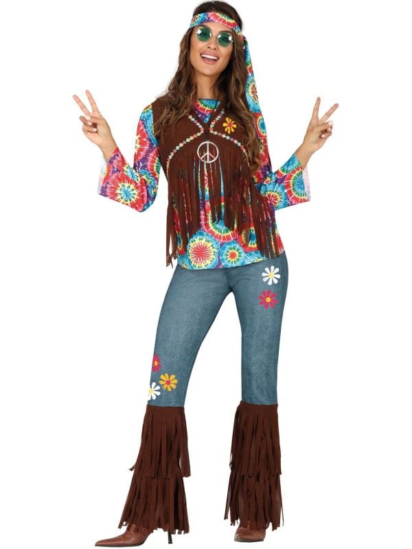 Hippie outfit met sliertjes
