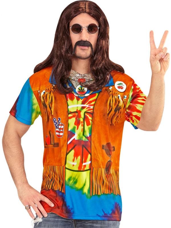 Hippie shirt man