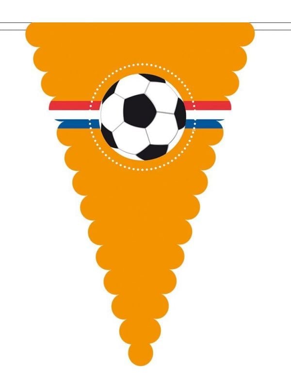 Holland oranje supporters XL vlaggenlijn