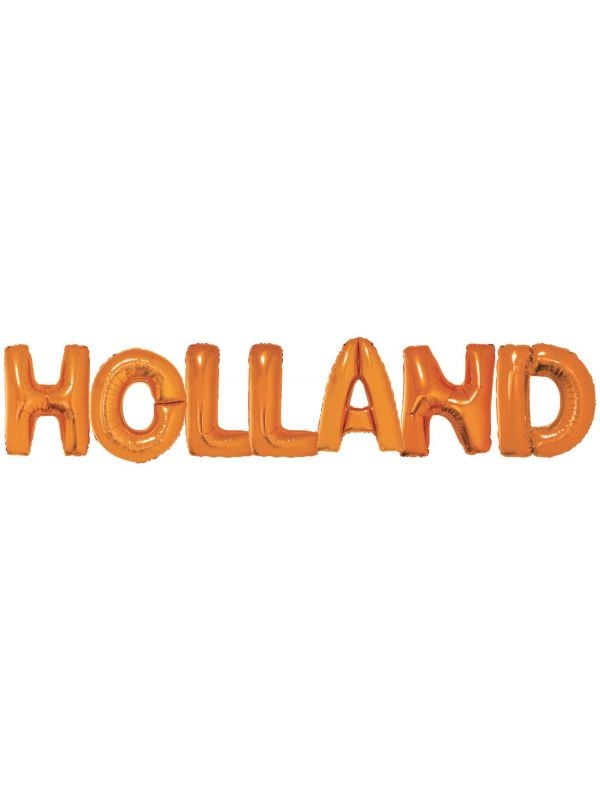 HOLLAND supporter folieballon letters