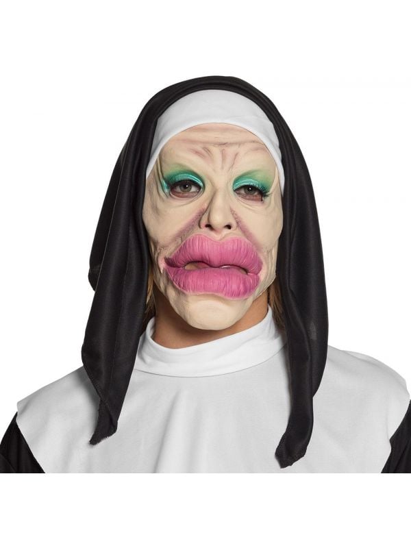 Holy lips nonnen hoofdmasker