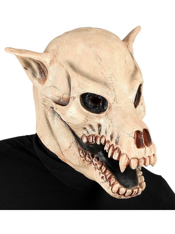 Honden schedel masker Halloween