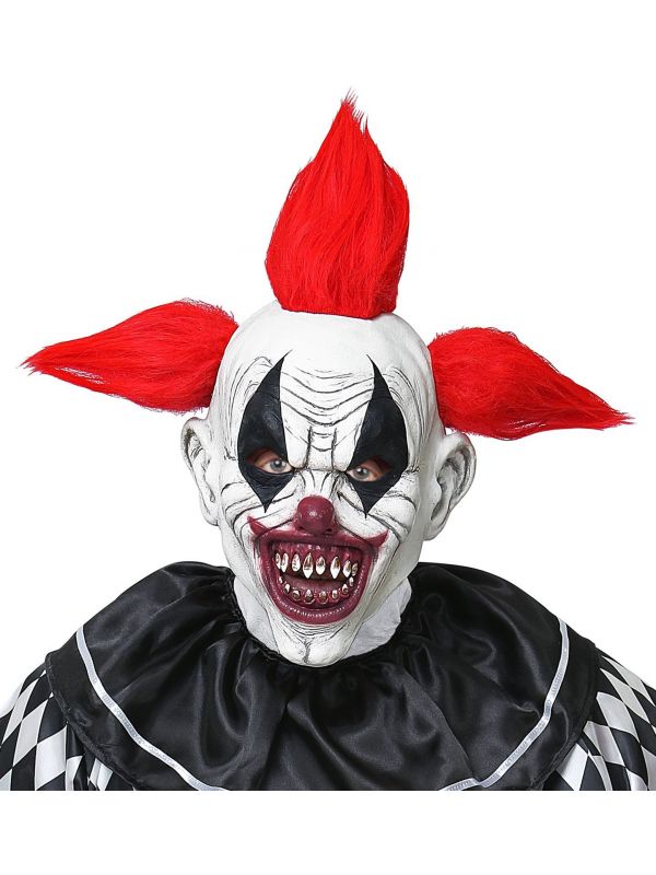 Horror clown masker mannen