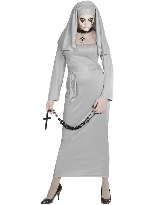 Horror nonnen kostuum