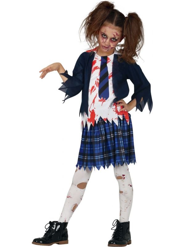 Horror school kostuum meisje