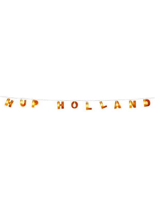 Hup Holland hup oranje led lichtsnoer
