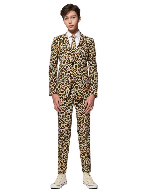 Jaguar dierenprint Opposuits kostuum tieners