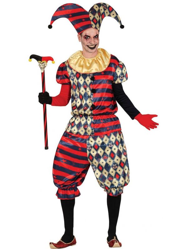 Joker Harlekijn kostuum man
