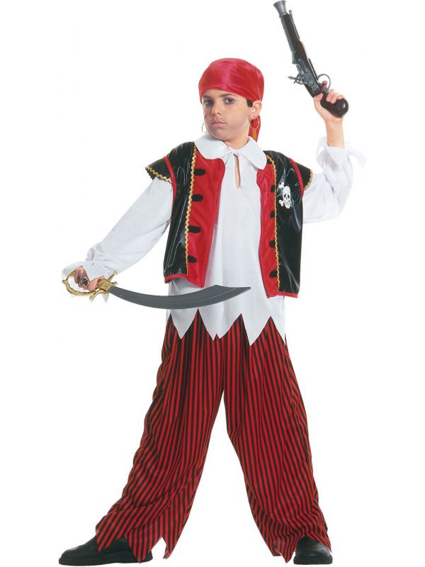 Jongens piraat kostuum